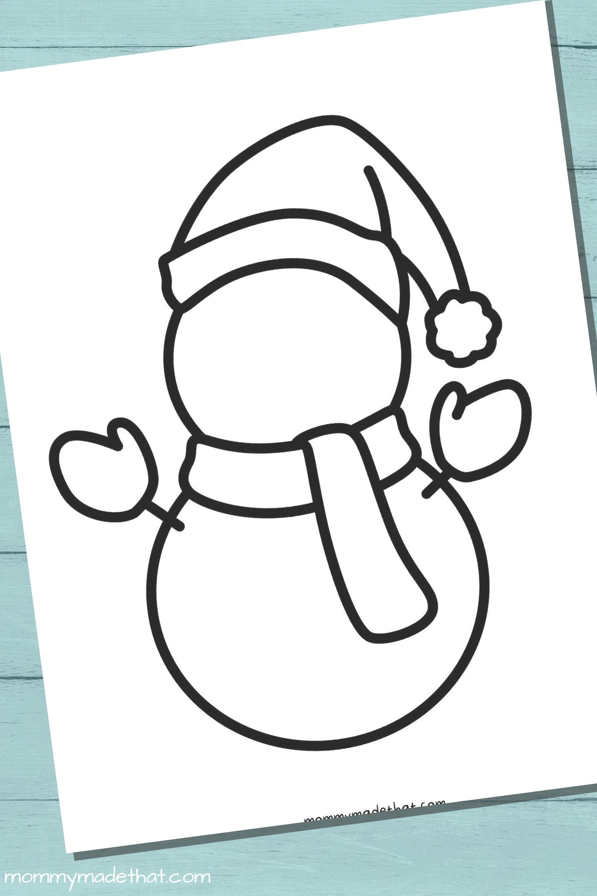 free snowman template printables (tons to choose from!)